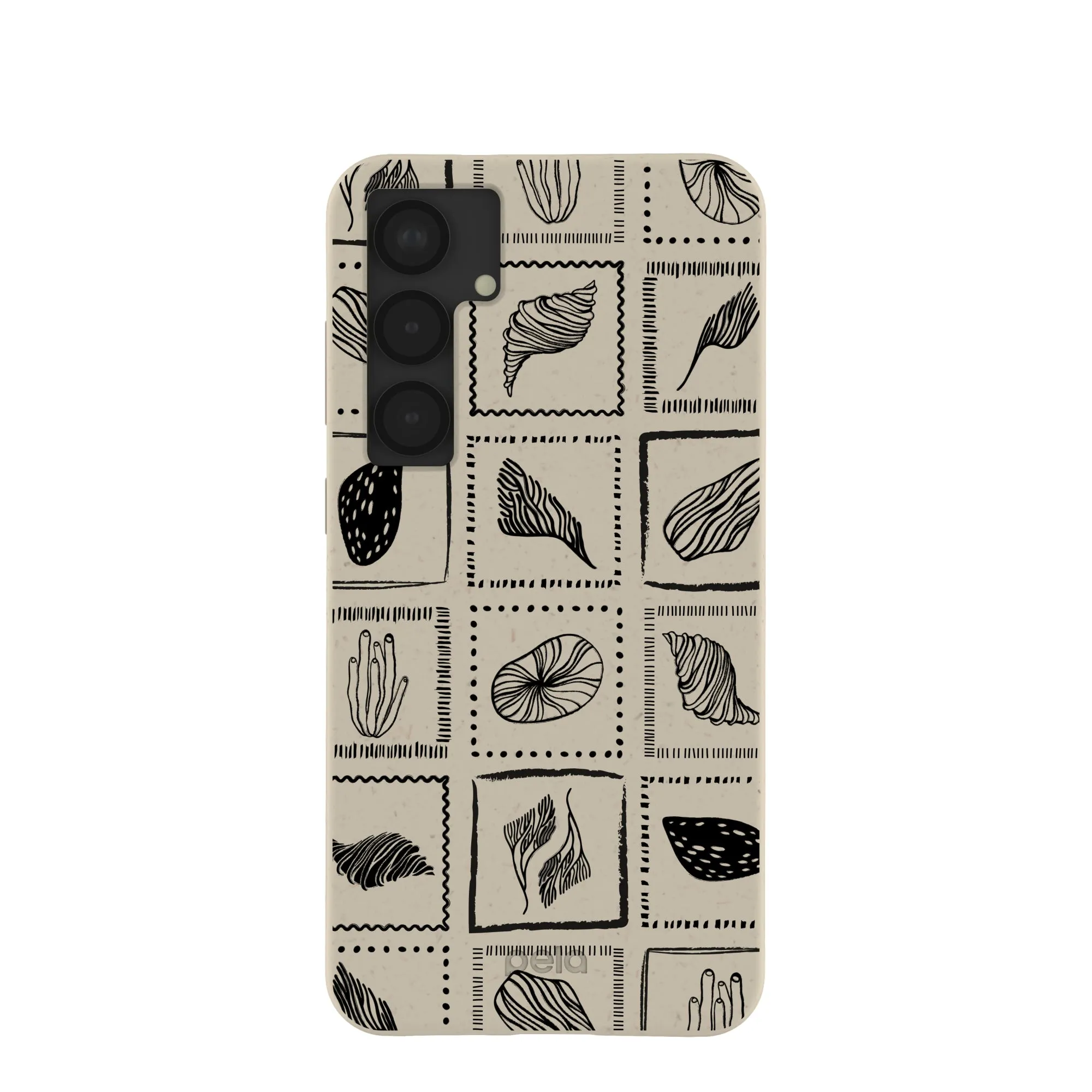 London Fog Coral Tiles Samsung Galaxy S25 (Plus) Case Soft touch finish