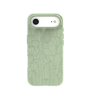 Comfort Feel Sage Green Cacti iPhone Air Case