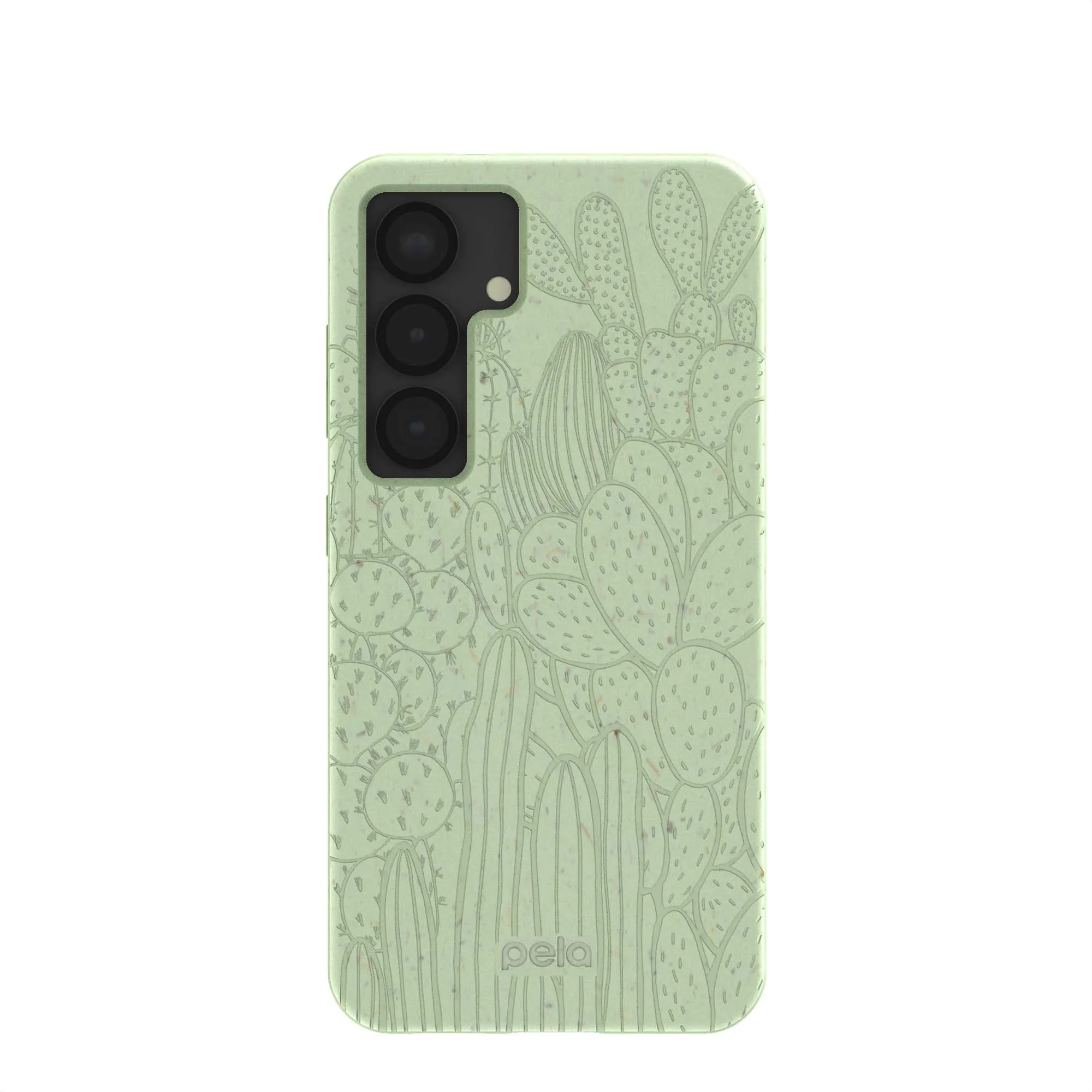 Sage Green Cacti Samsung Galaxy S25 Case Refined Pattern Universal Fit
