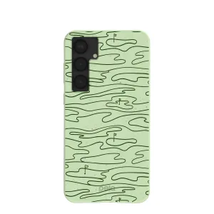 Sage Green Fairway Samsung Galaxy S25 (Plus) Case Strong Shell Sleek Edge Design