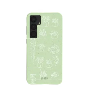 Trendy Finish Shock Resistant Build Sage Green Green Cascade Samsung Galaxy S25 (Plus) Case