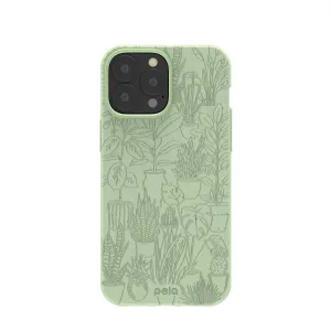 Sage Green Green Oasis iPhone 13 Pro Max Case Matte Pattern Design