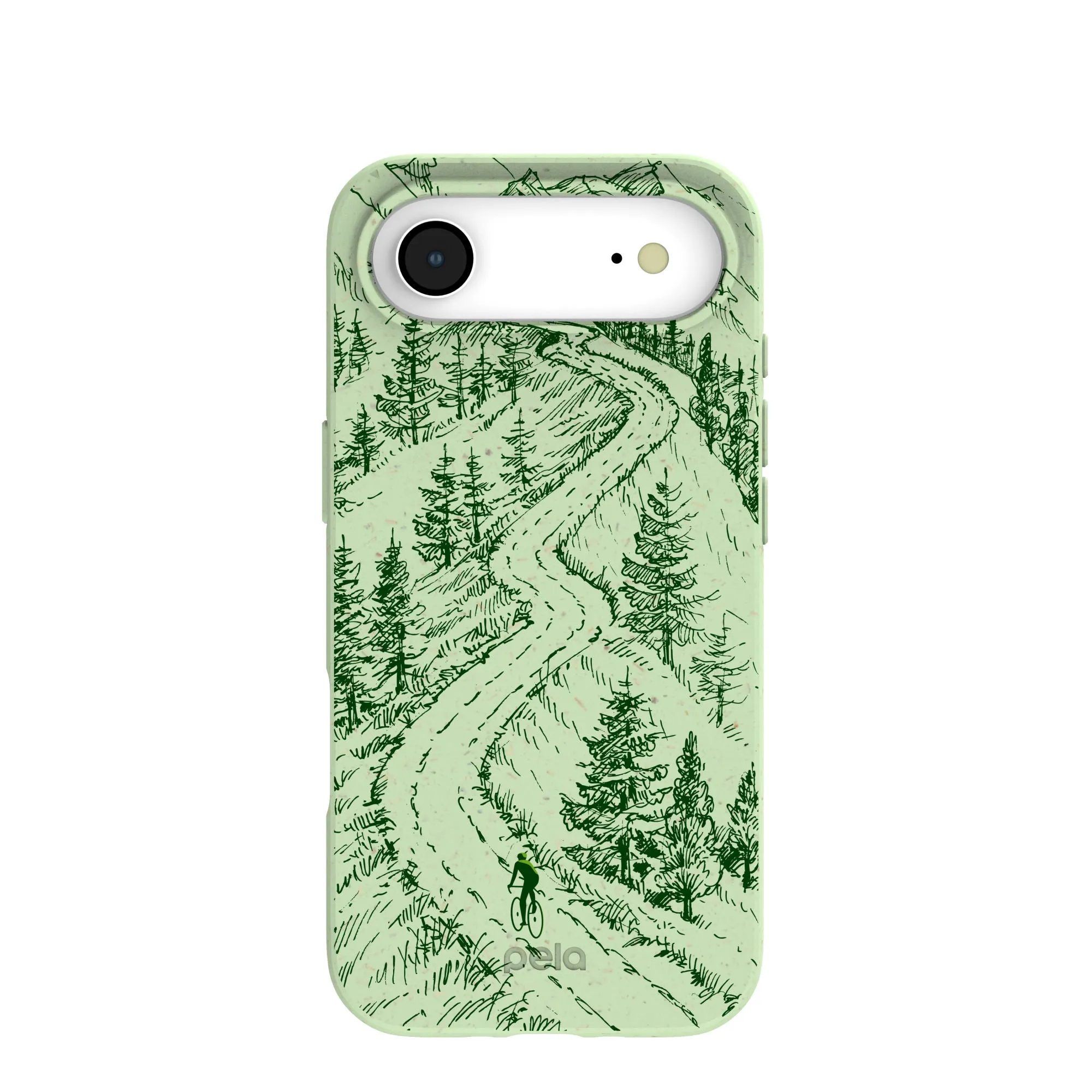 Sage Green Into the Mountains iPhone Air Case Refined Look Matte Texture