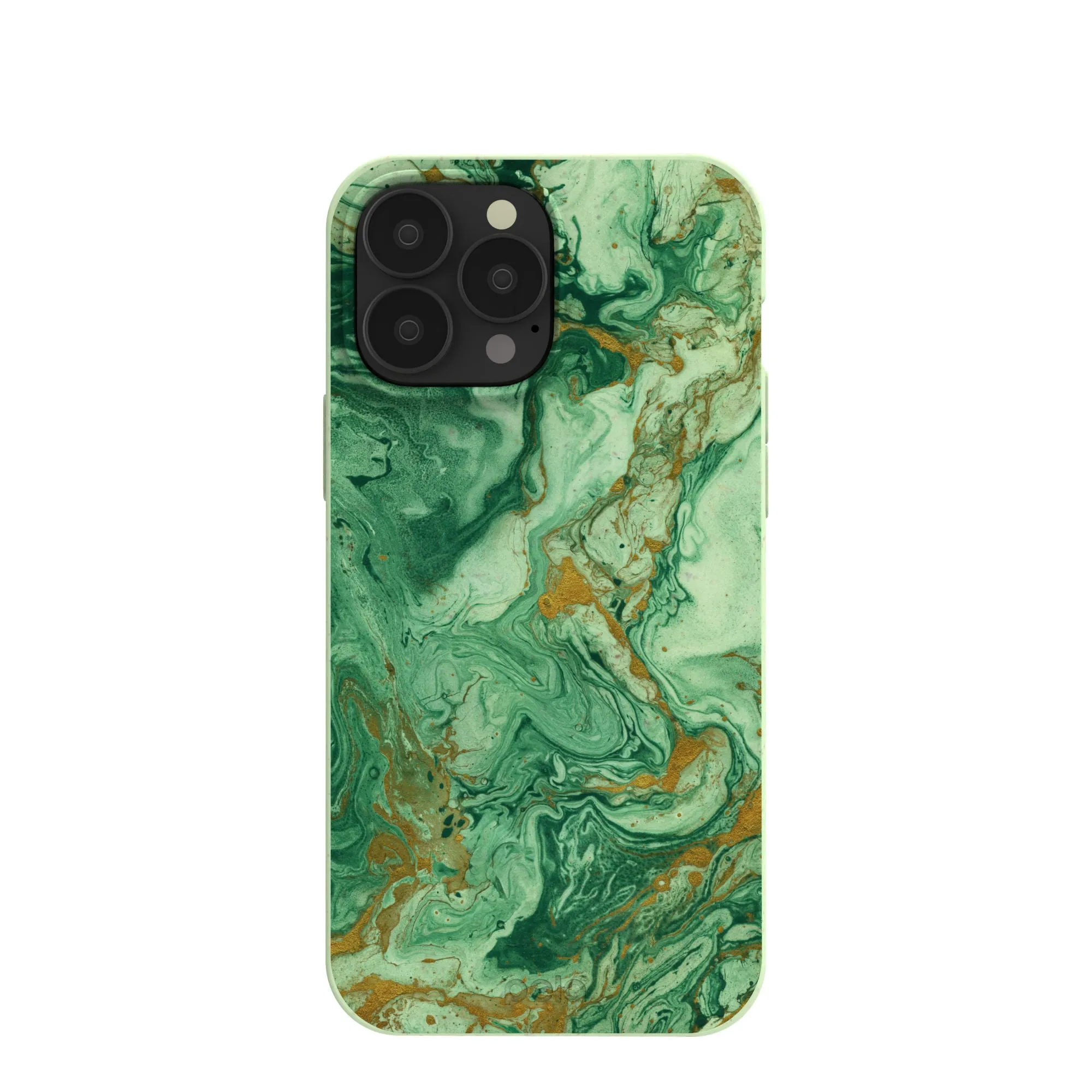 Sage Green Jade iPhone 13 Pro Max Case Vivid Coloration Clear Edge