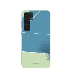 Minimal Edge Design Sage Green Tennis Court Samsung Galaxy S25 (Plus) Case