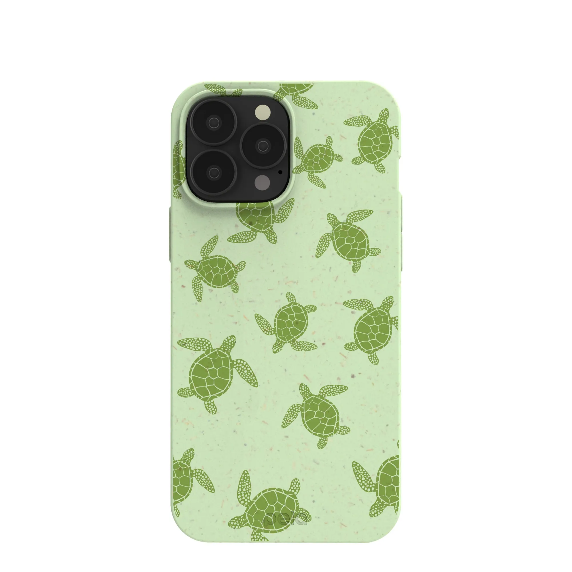 Polished Edge Light Edge Sage Green Tiny Turtles iPhone 13 Pro Max Case