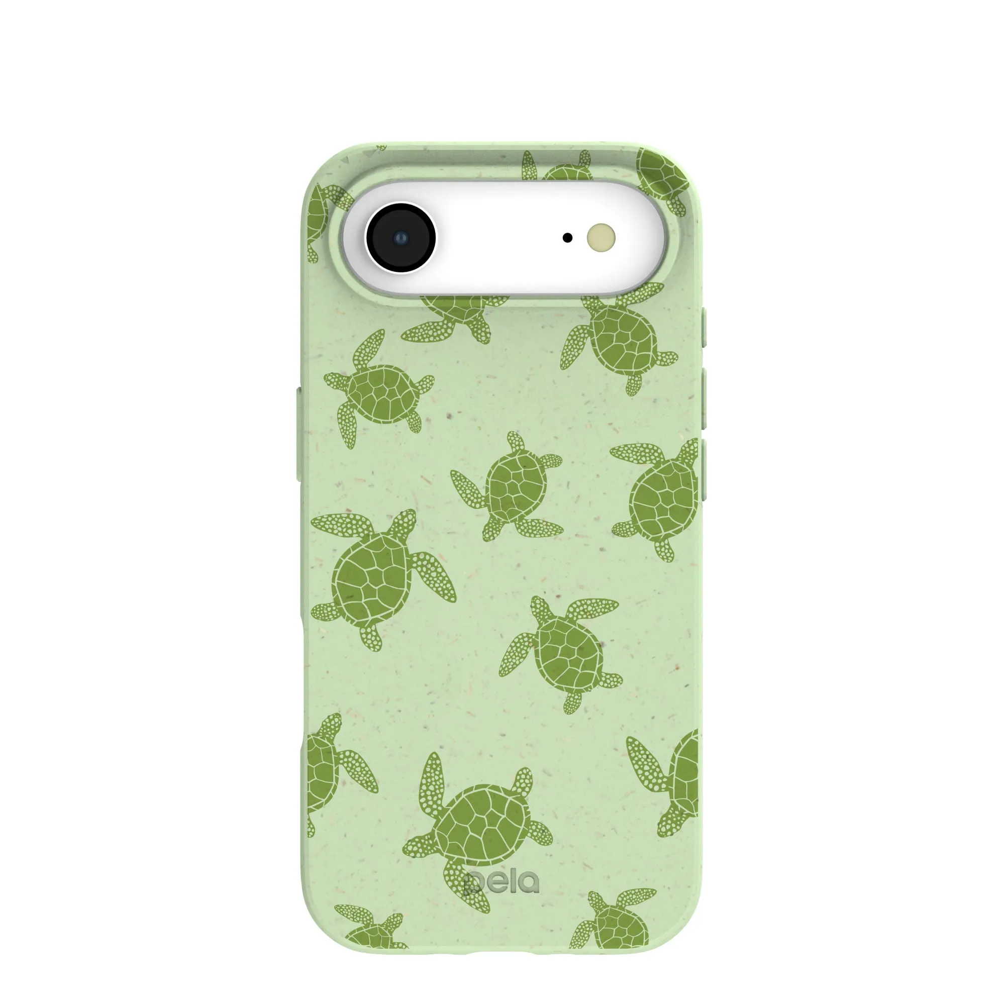Sage Green Tiny Turtles iPhone Air Case Durable Edge Smooth Coating