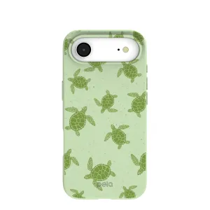 Sage Green Tiny Turtles iPhone Air Case Durable Edge Smooth Coating