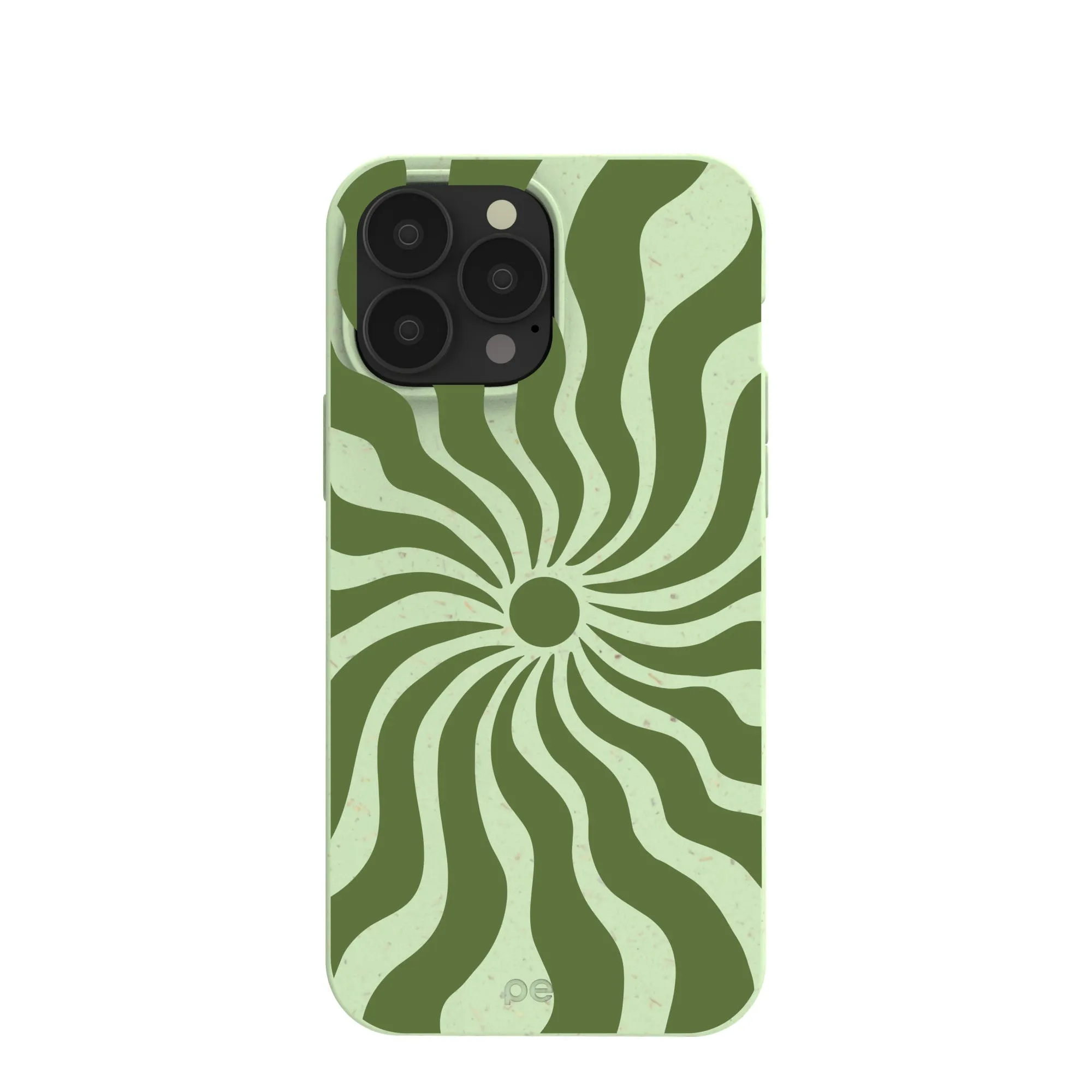 Luxury Edge Texture Sage Green Watermelon Time Warp iPhone 13 Pro Max Case