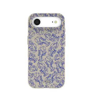 London Fog Blue Lobster iPhone Air Case Smooth Outline Gloss Layer