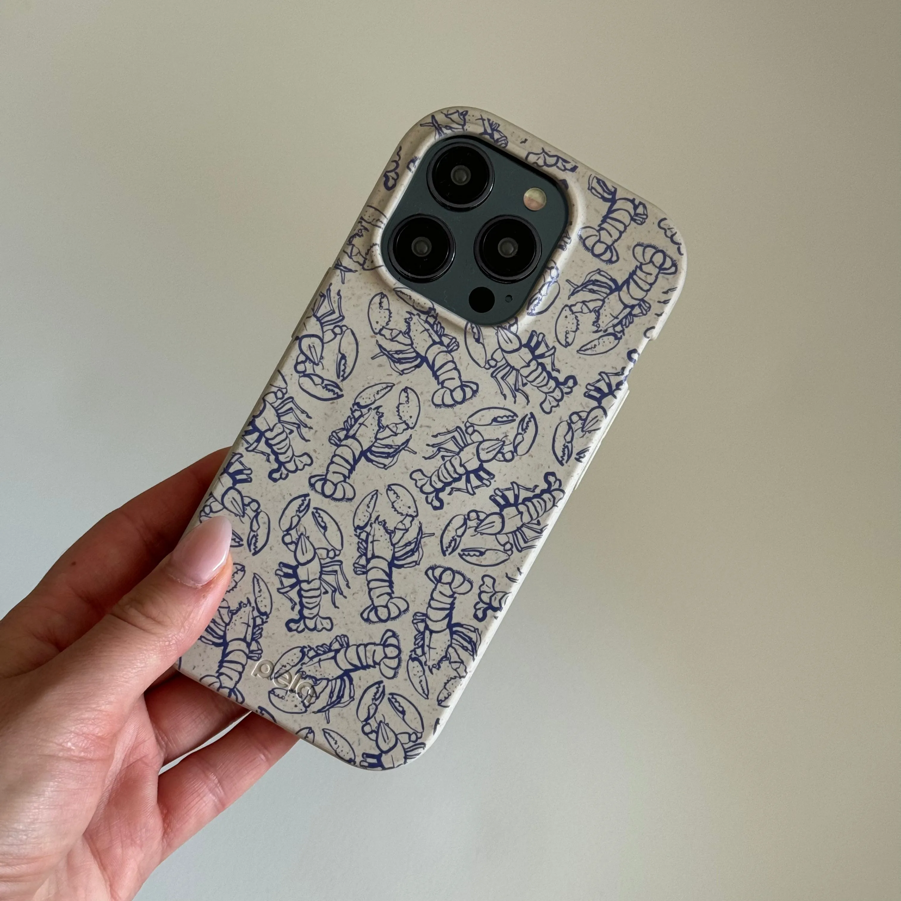 London Fog Blue Lobster iPhone Air Case Protective Frame