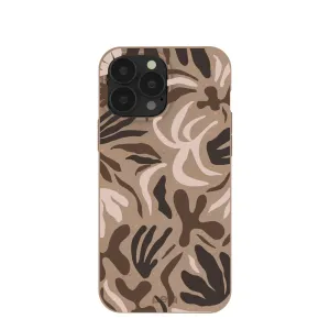 High Quality Protective Frame Chocolate Brown Terra Forms iPhone 13 Pro Max Case