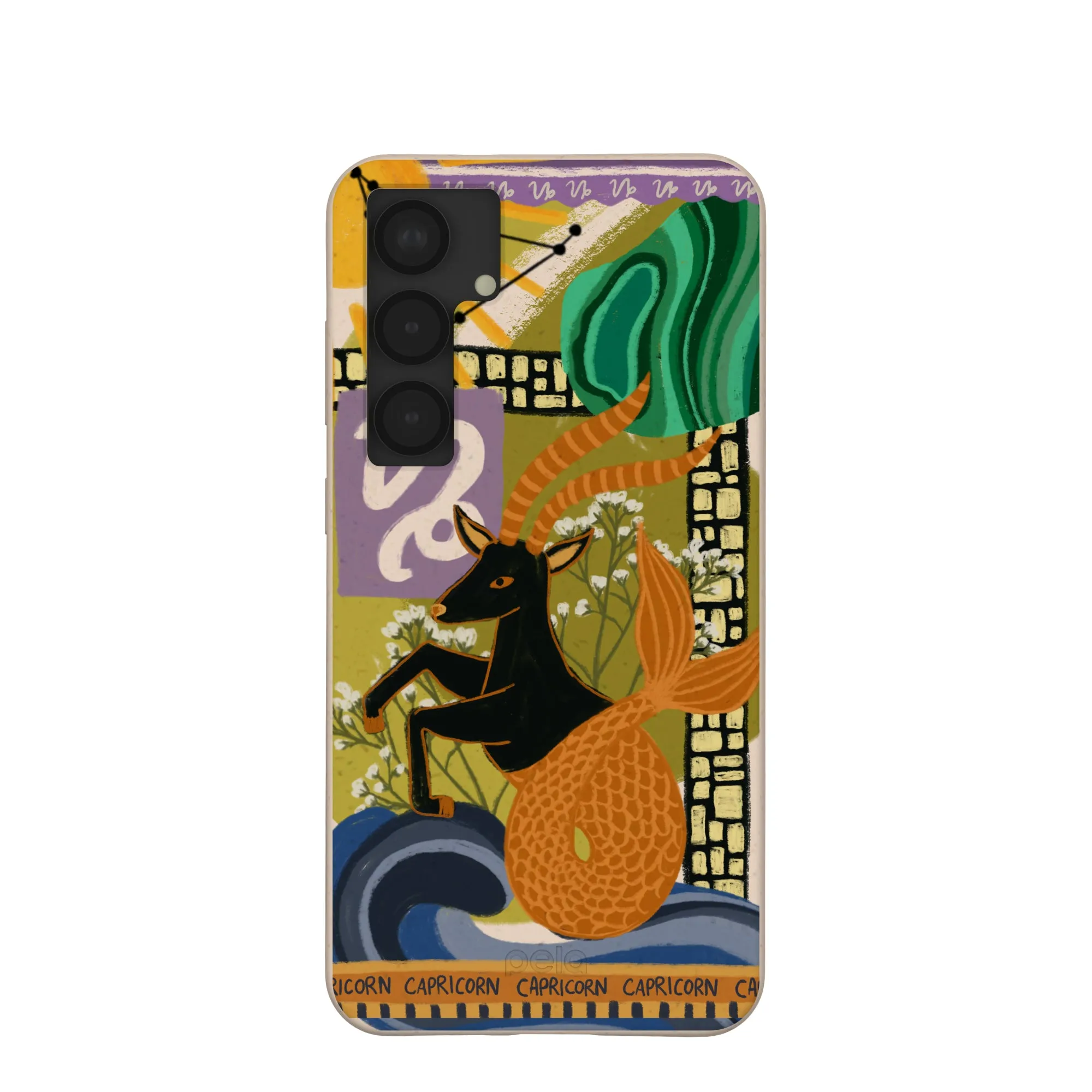 Seashell Capricorn Sea Goat Samsung Galaxy S25 (Plus) Case Marble finish