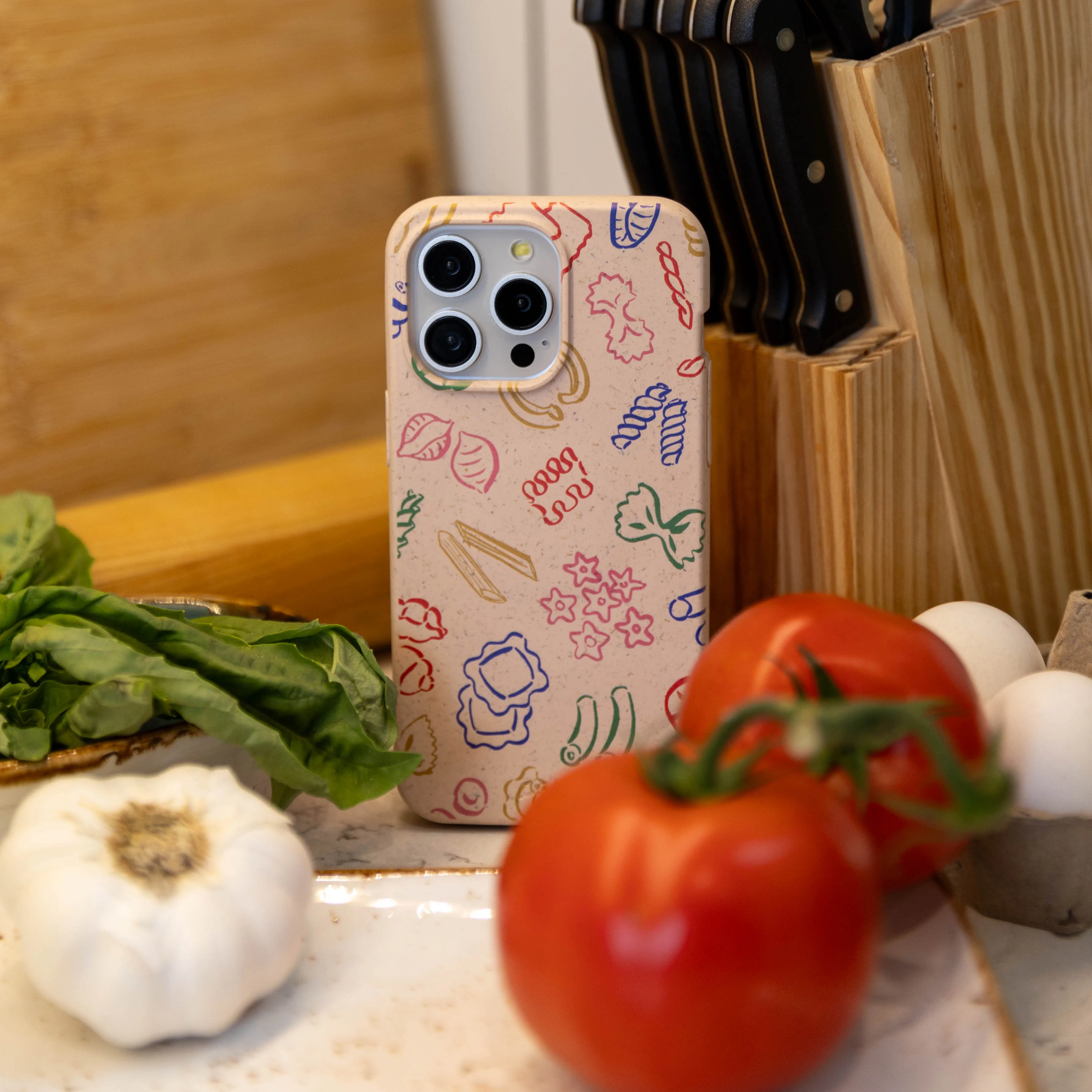 Seashell Carbs iPhone Air Case Minimal Pattern Comfort Build Layer