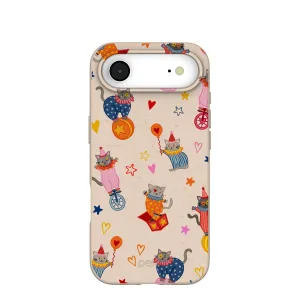Glossy Texture Seashell Cat Clowns iPhone Air Case