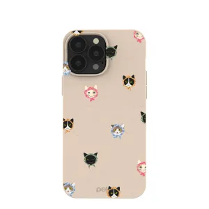 Hard Shell Shock Surface Seashell Cat Couture iPhone 13 Pro Max Case