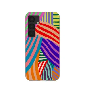 Unique Artwork Soft edges Seashell Clownish Stripes Samsung Galaxy S25 Case