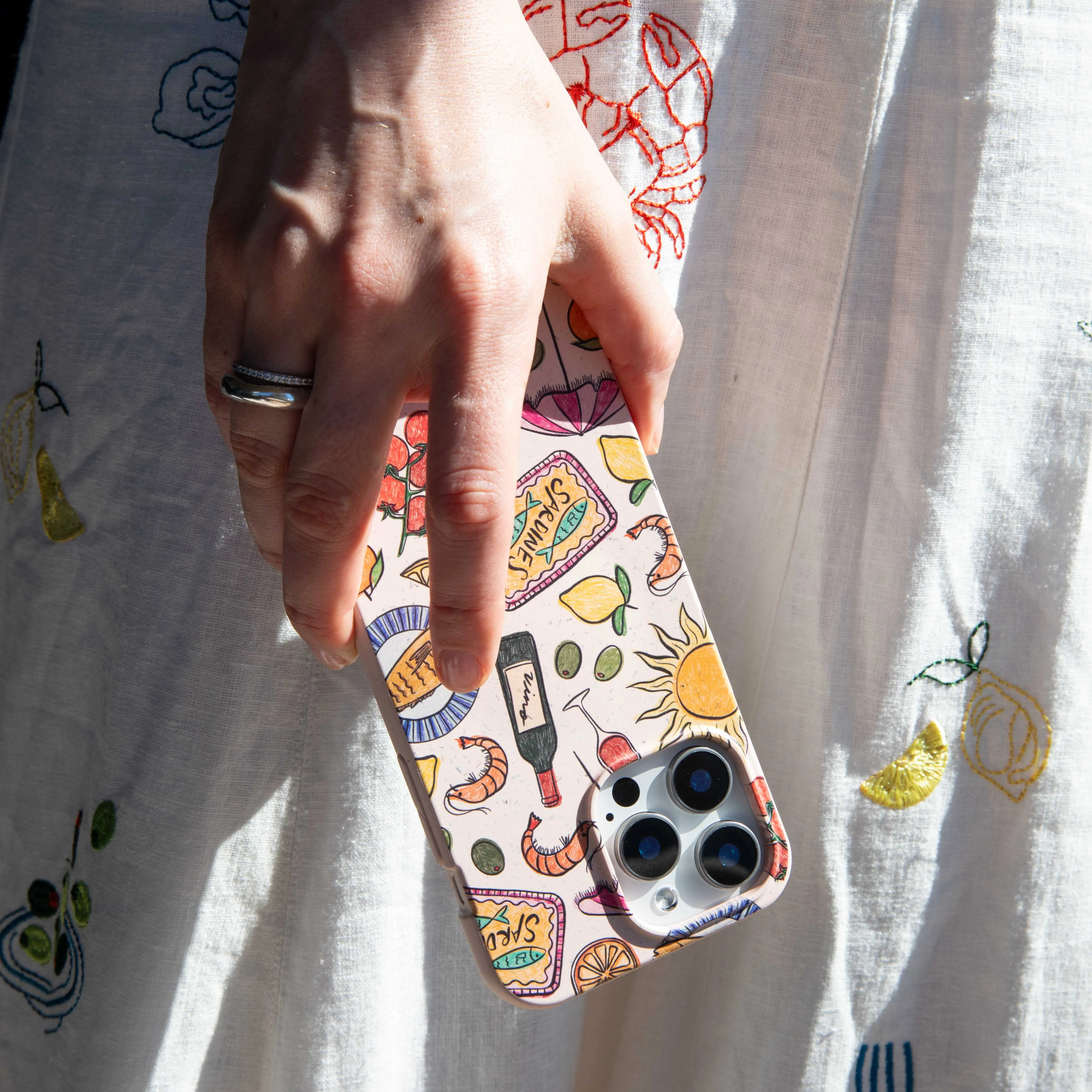 Seashell Coastal Bites iPhone Air Case Smooth Protection Comfort Texture