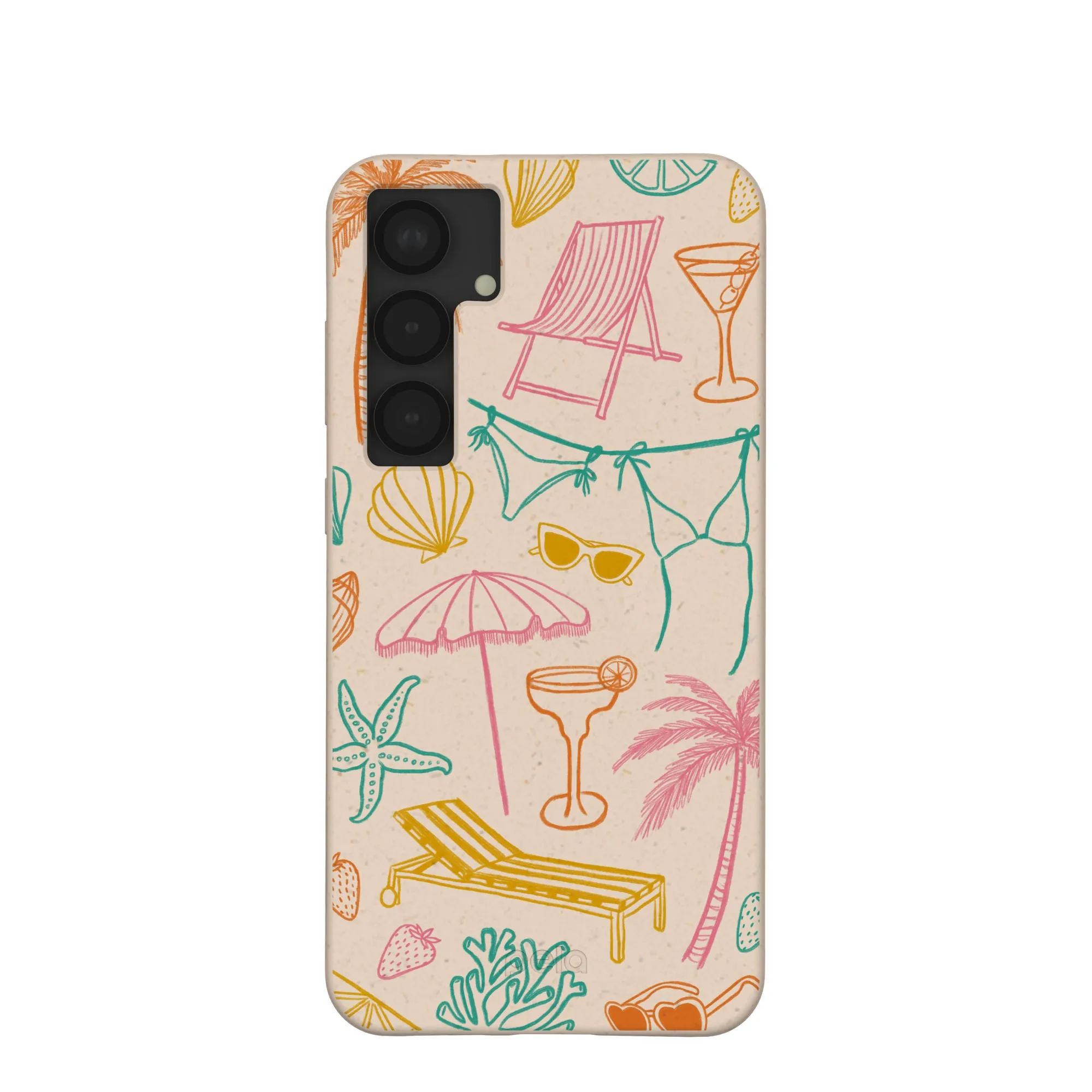 Handy Use Seashell Coastal Club Samsung Galaxy S25 (Plus) Case