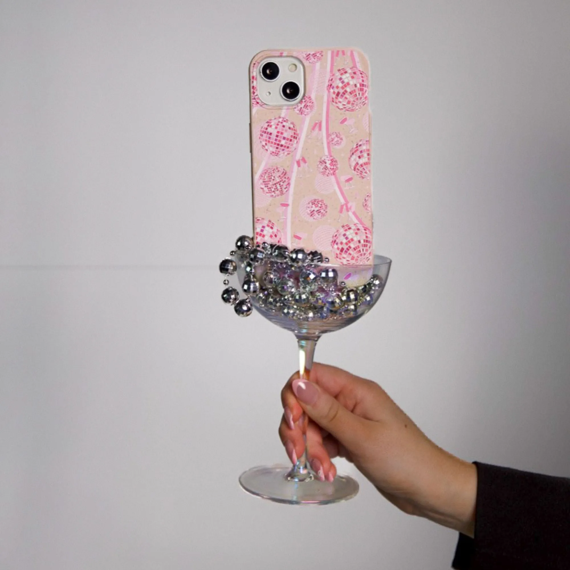 Shock Layer Seashell Dancing Lights iPhone Air Case