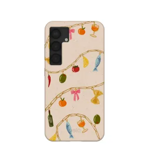 Polished Edge Colorful Accent Seashell Dolce Summer Samsung Galaxy S25 Case