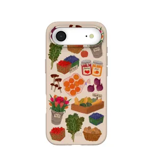 Premium Grip Seashell Farm Market iPhone Air Case