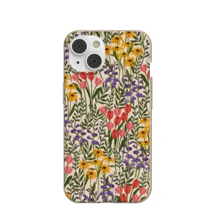 Comfort Edge Minimal Comfort Seashell Flower Field iPhone 14/16e Case
