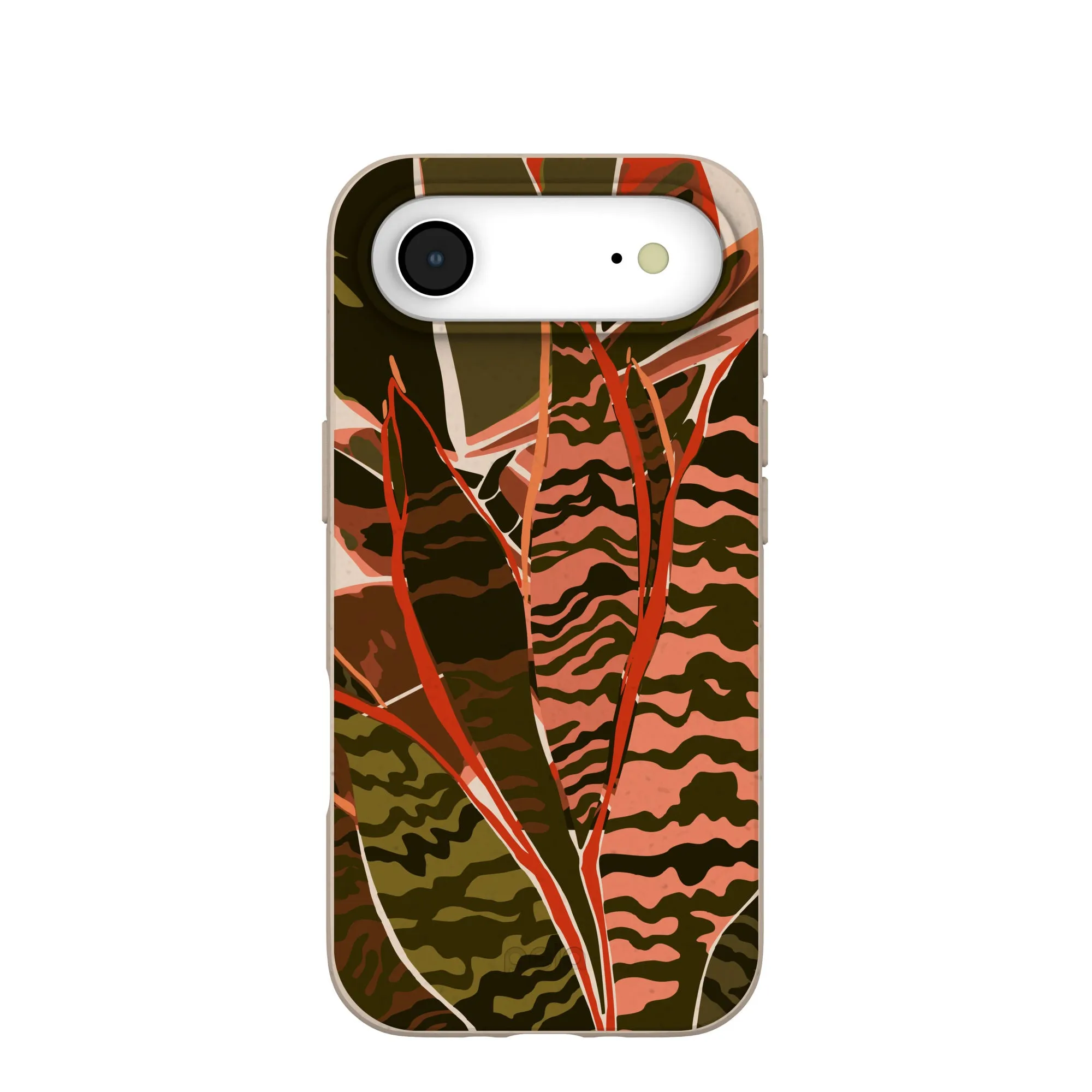 Shock absorption Smooth Grip Layer Seashell Foliage iPhone Air Case