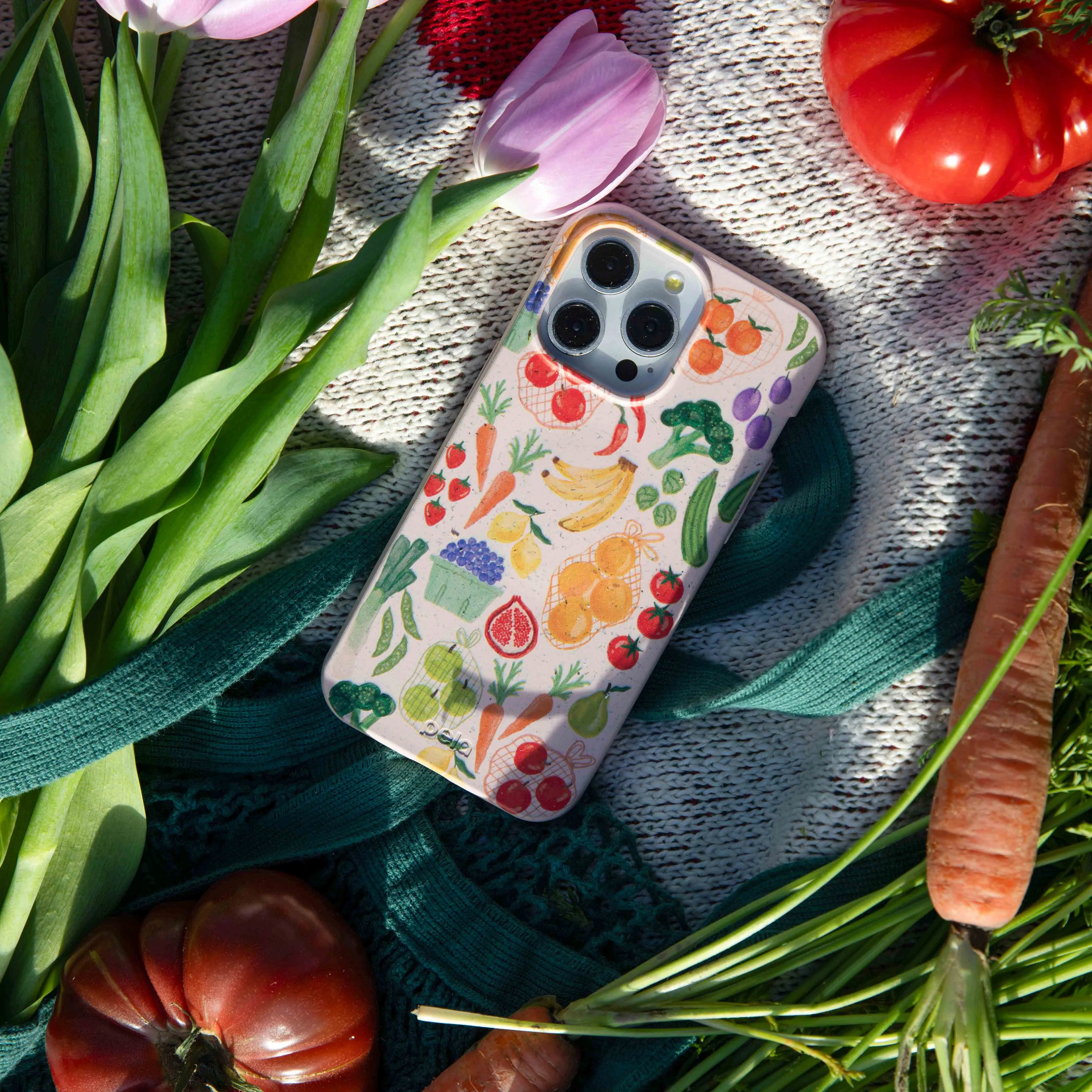 Seashell Fresh Market iPhone Air Case Premium Feel Layer Compact Pattern