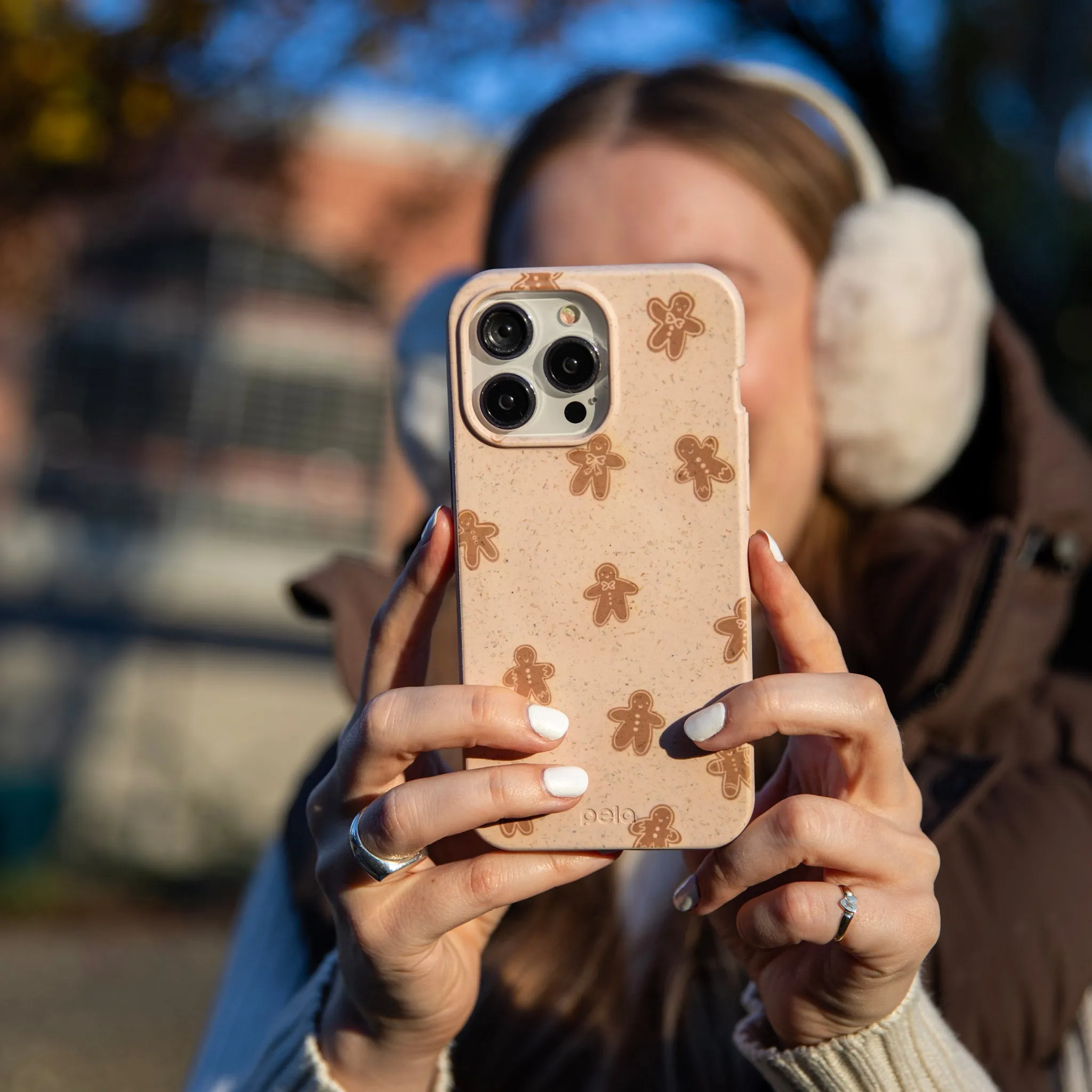 Smooth Form Texture Seashell Gingerbread delight iPhone Air Case