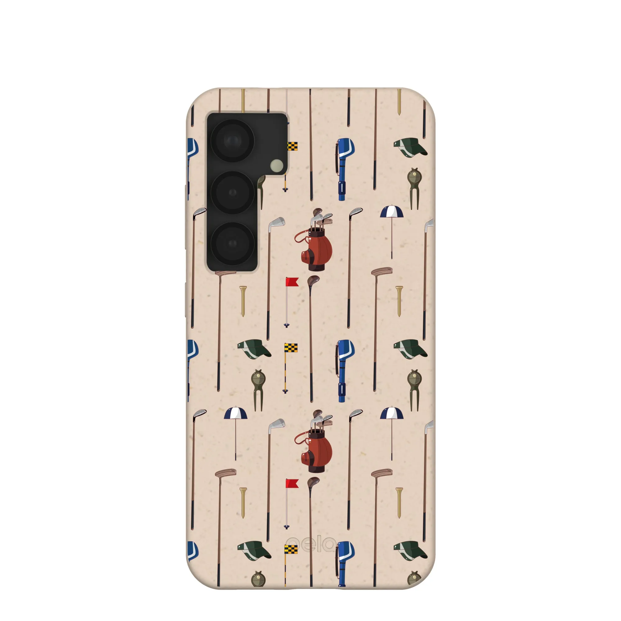 Color Pattern Seashell Golf Time Samsung Galaxy S25 Case