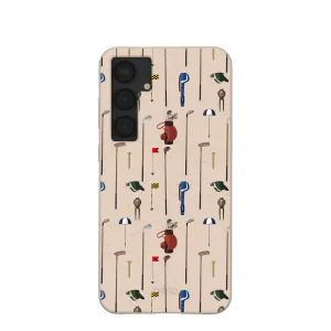 Seashell Golf Time Samsung Galaxy S25 (Plus) Case Elegant Edge