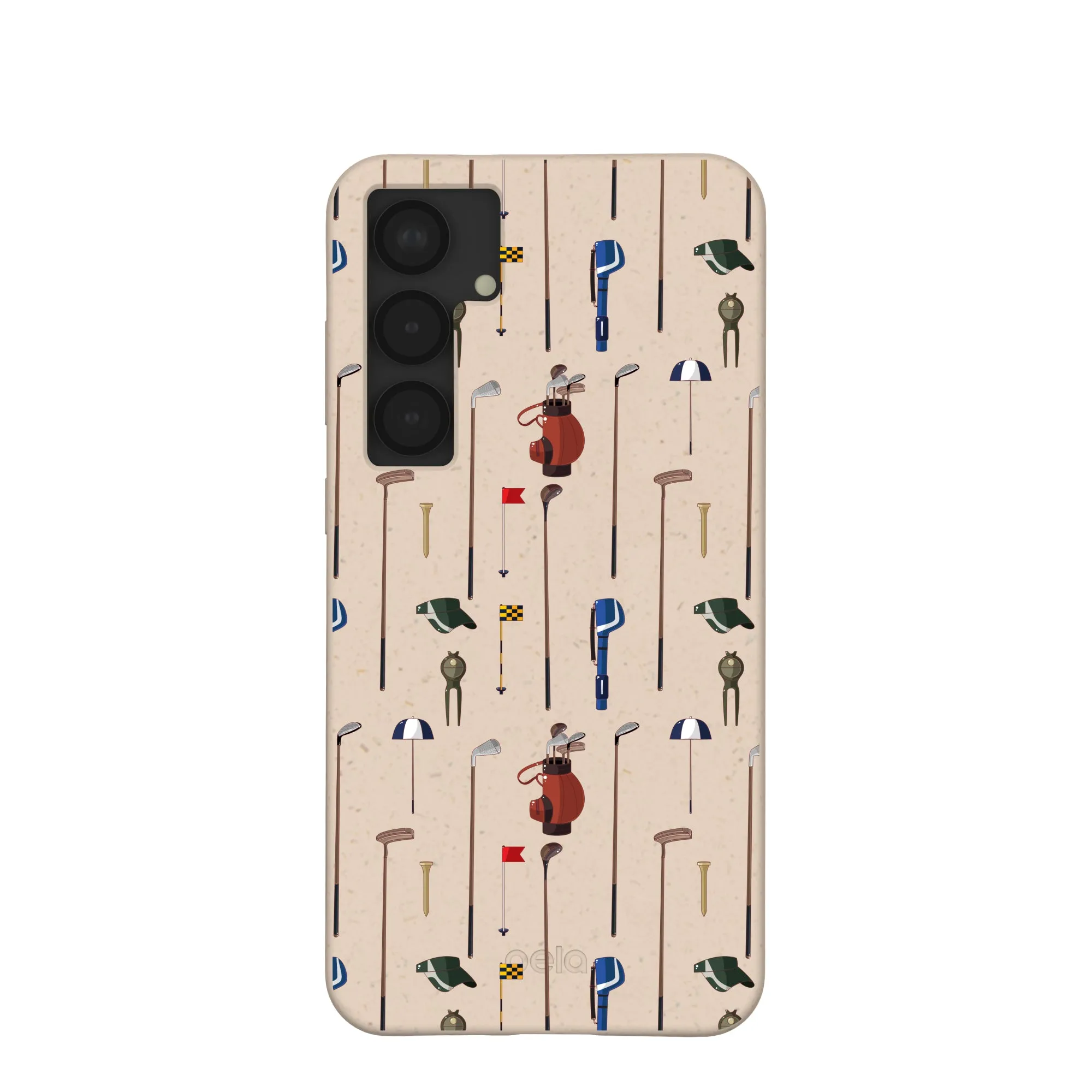 Seashell Golf Time Samsung Galaxy S25 (Plus) Case Elegant Edge