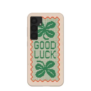 Lightweight Feel Premium Build Layer Seashell Good Luck Lace Samsung Galaxy S25 Case