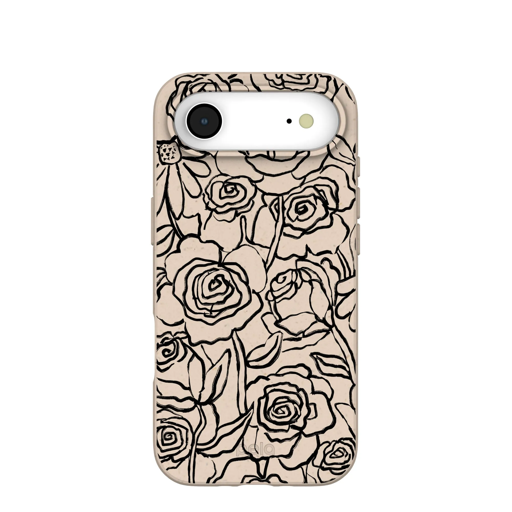 Soft edges Durable Texture Build Seashell Inked Blooms iPhone Air Case