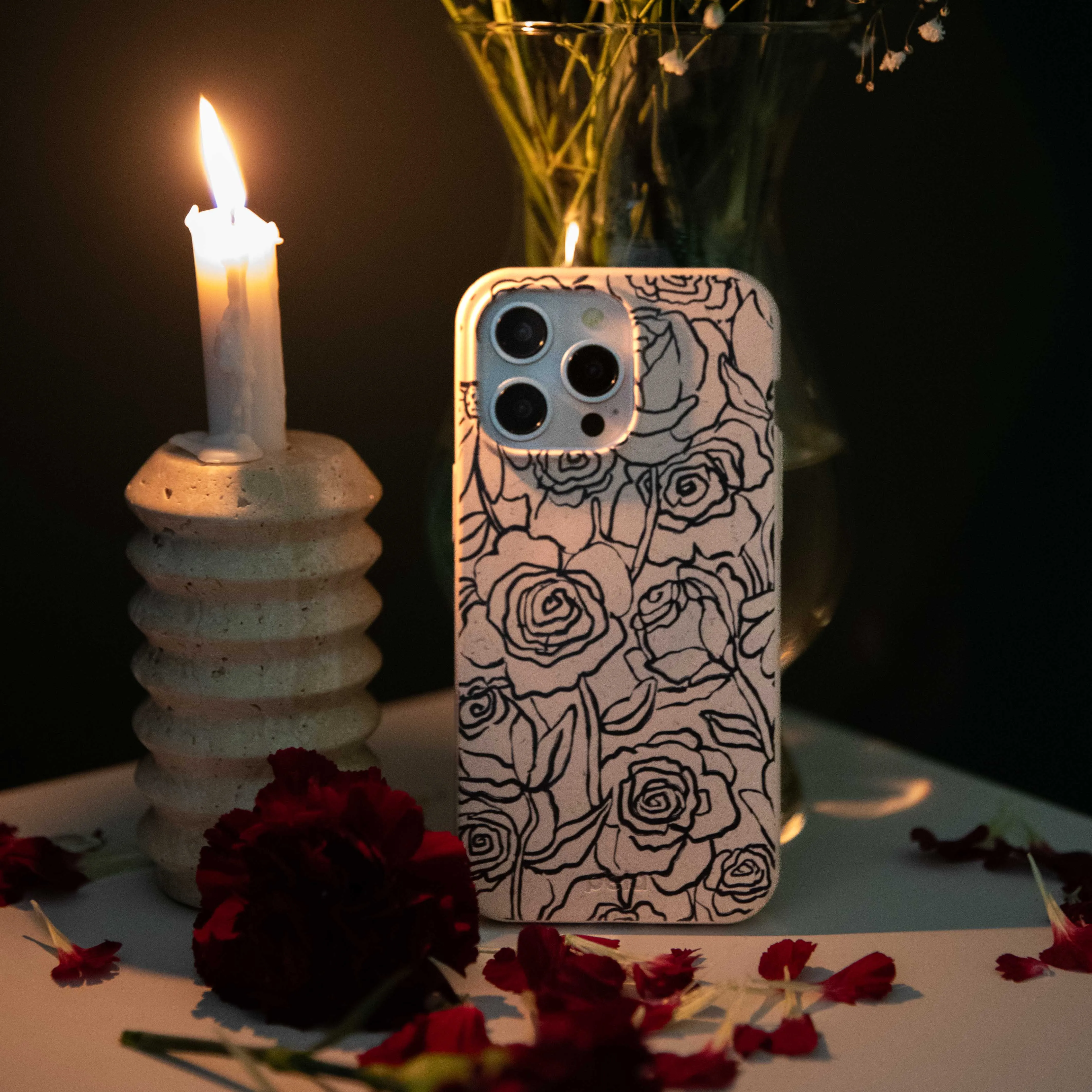 Seashell Inked Blooms iPhone Air Case Compact Style