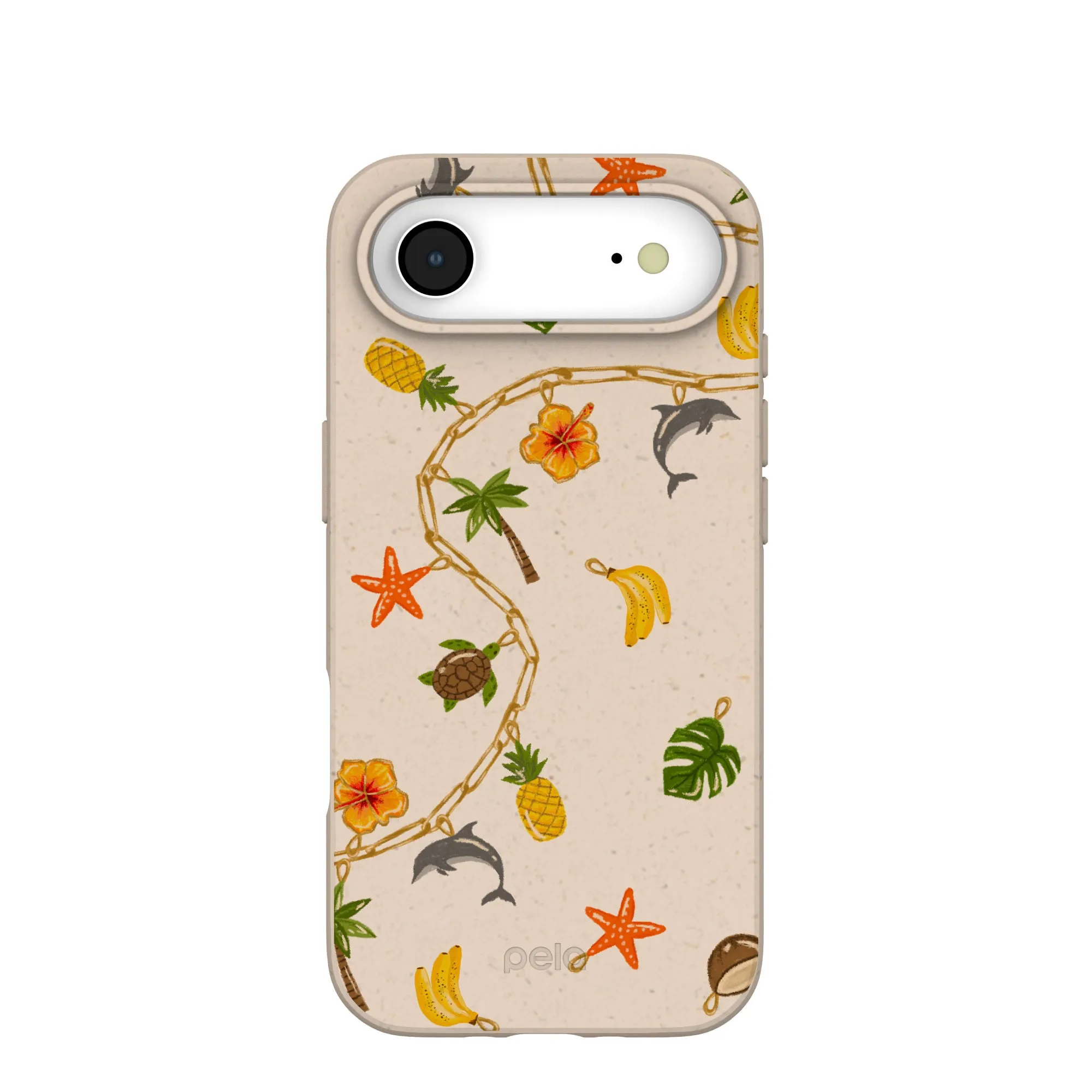 Rugged Frame Design Casual Design Seashell Island Charms iPhone Air Case