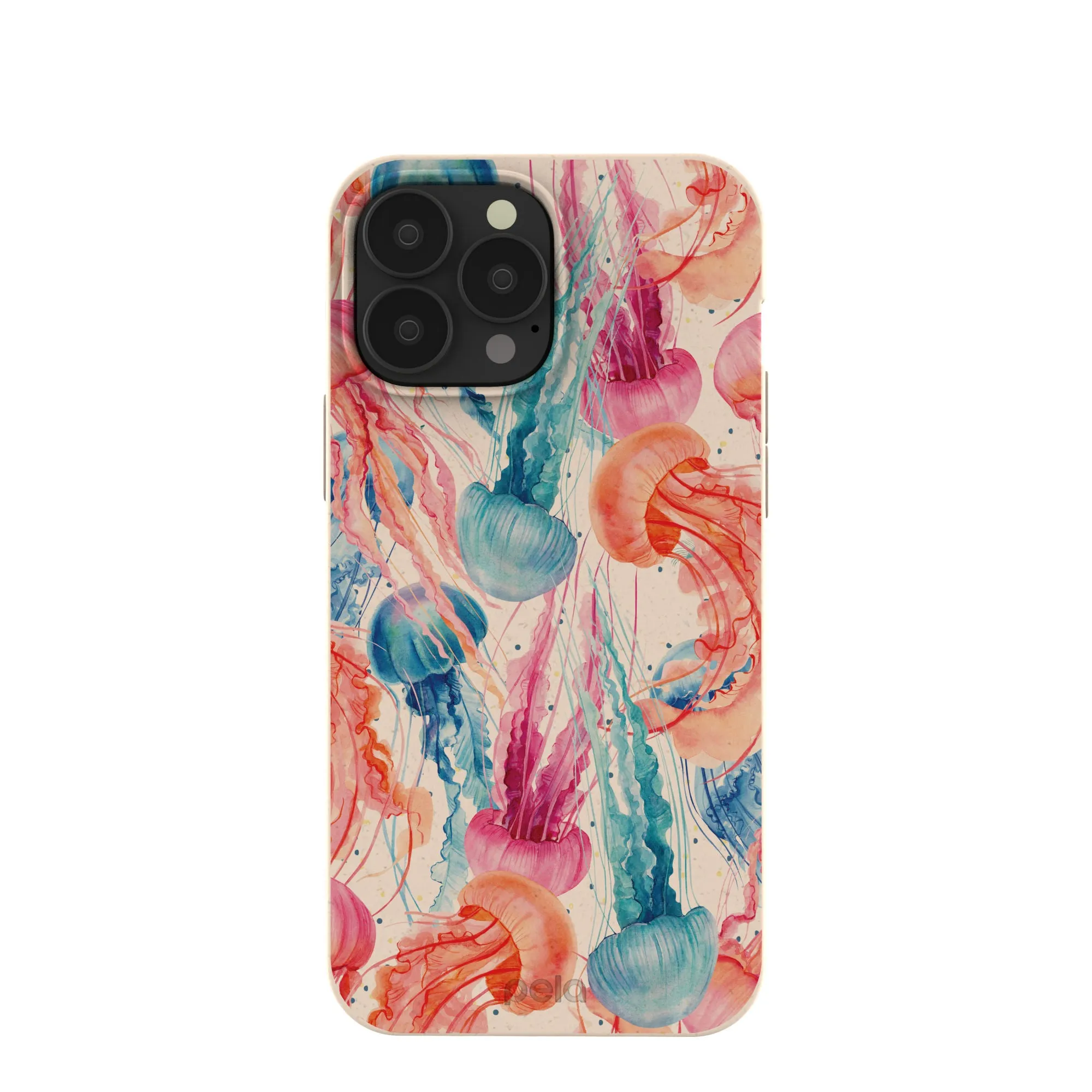 Durable Finish Layer Seashell Jellyfish iPhone 13 Pro Max Case