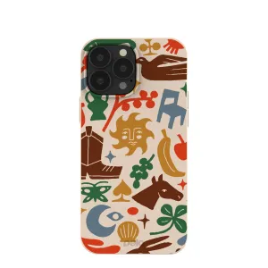 Smooth Fit Wireless Charging Compatible Seashell Junk Drawer iPhone 13 Pro Max Case