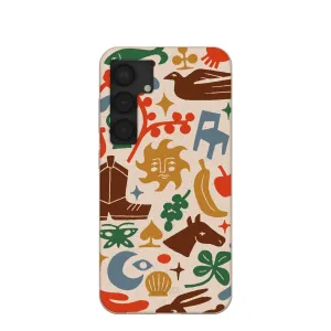 Seashell Junk Drawer Samsung Galaxy S25 Case Minimal Surface