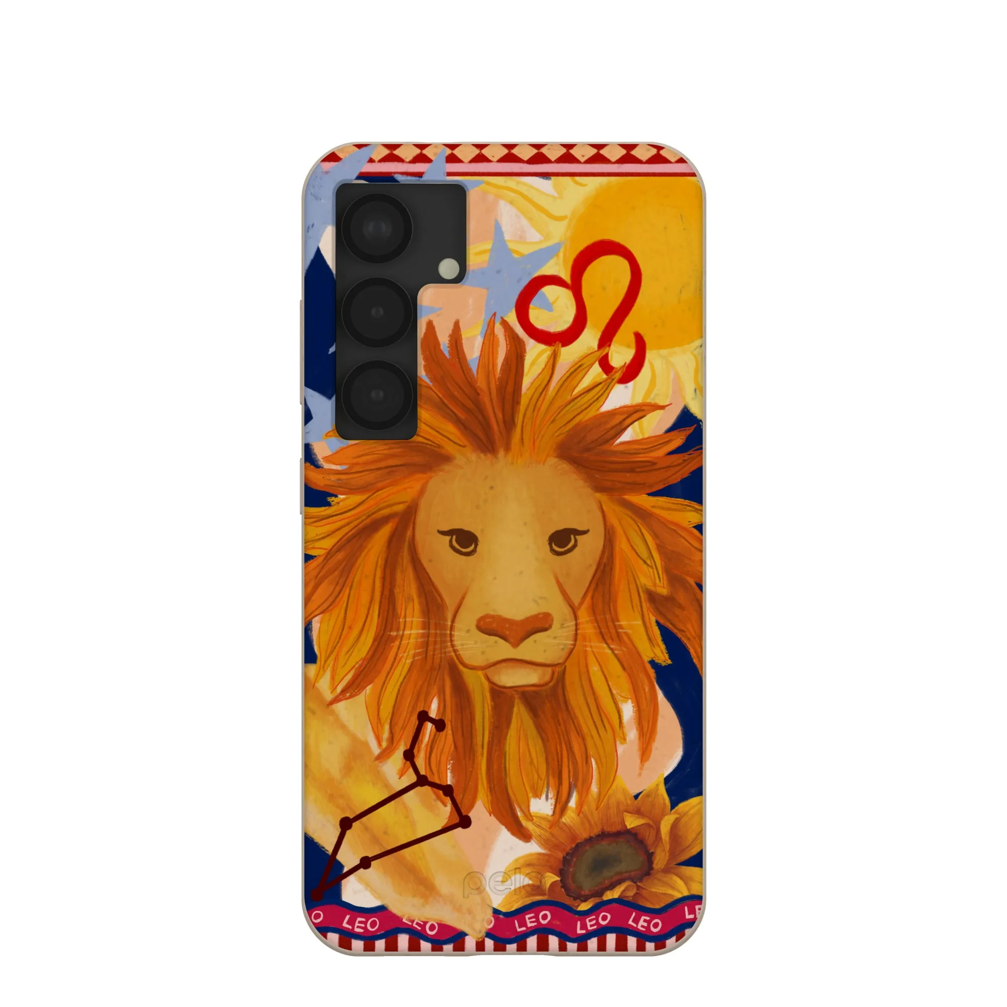 Comfort Shape Premium Touch Seashell Leo Lion Samsung Galaxy S25 Case