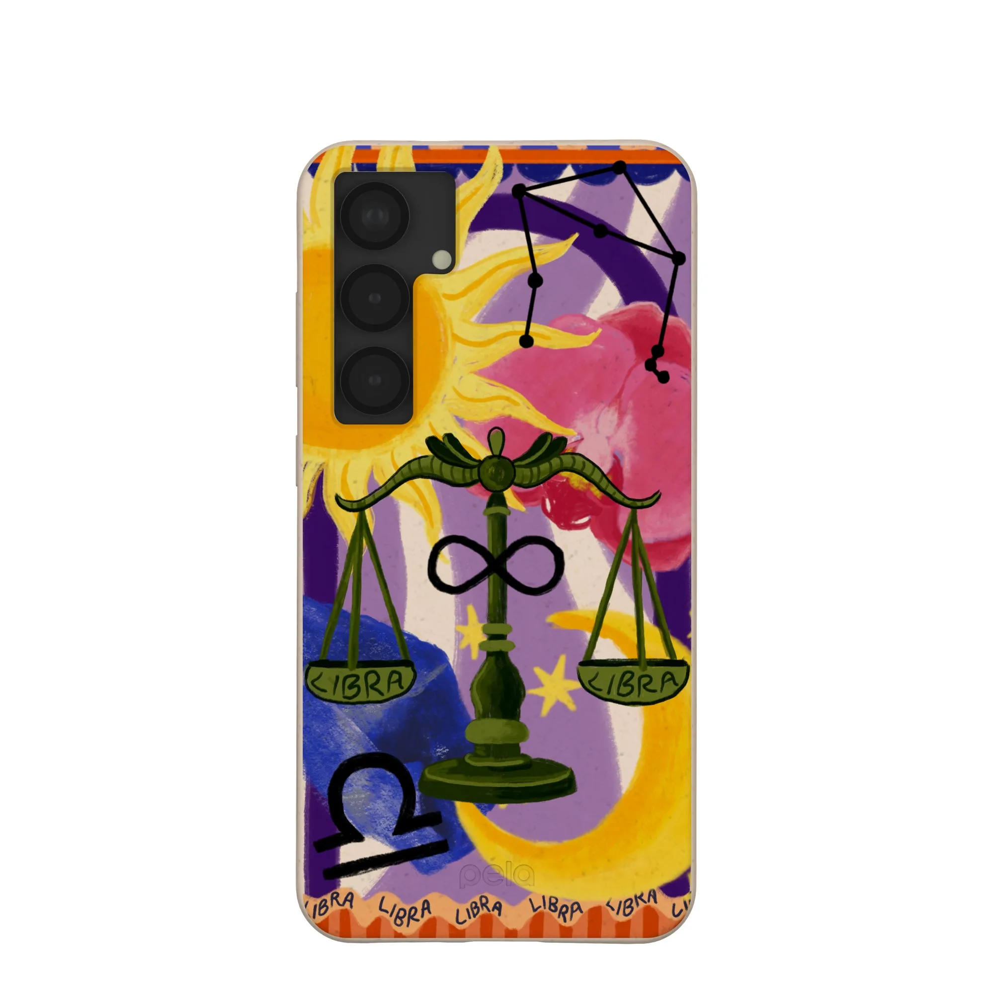 Seashell Libra Scale Samsung Galaxy S25 (Plus) Case Hybrid Finish Strong Shell