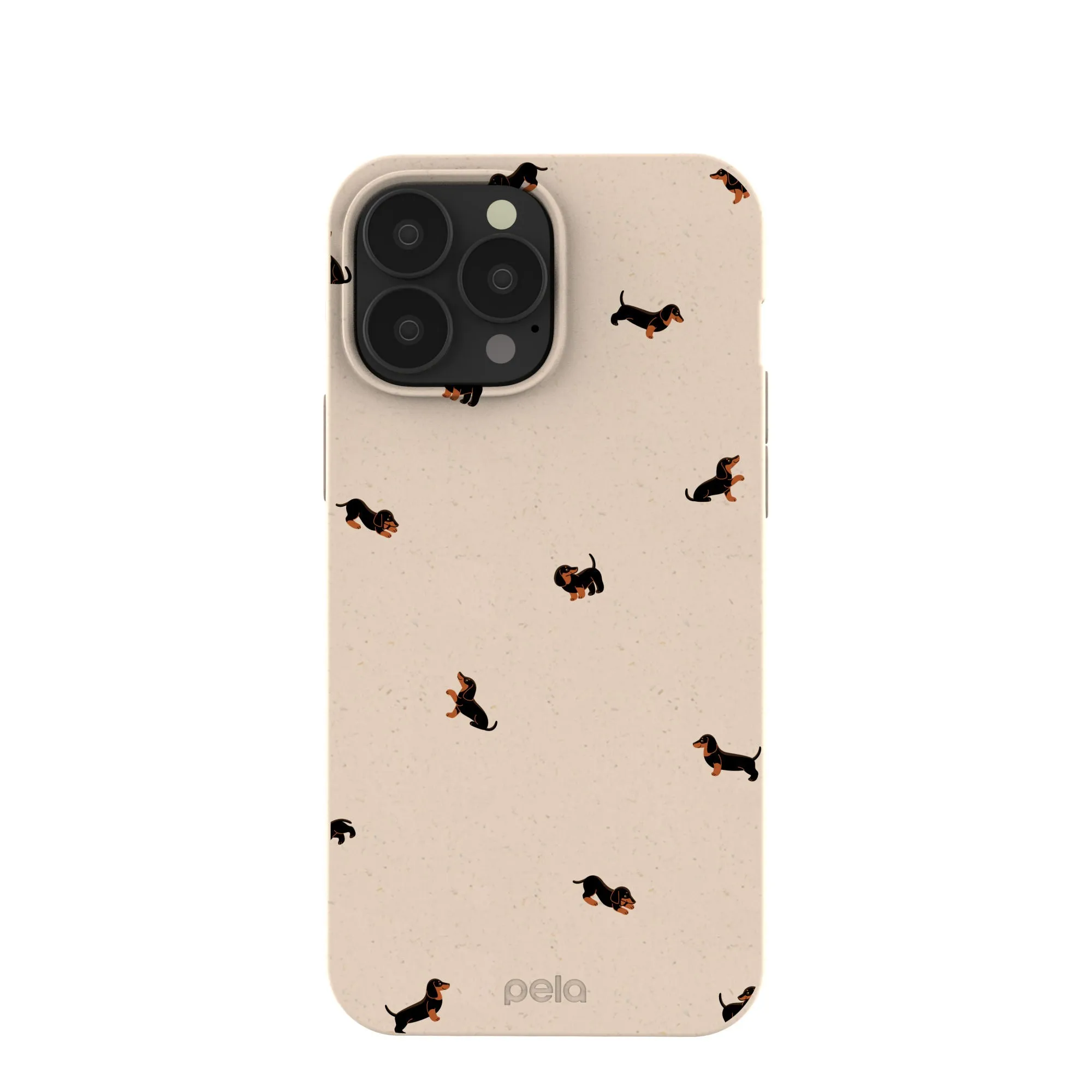 Seashell Lil Dachshunds iPhone 13 Pro Max Case Comfort Texture Layer