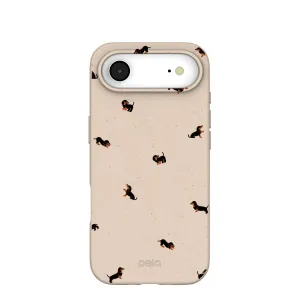 Modern Edge Layer Minimal Surface Layer Seashell Lil Dachshunds iPhone Air Case
