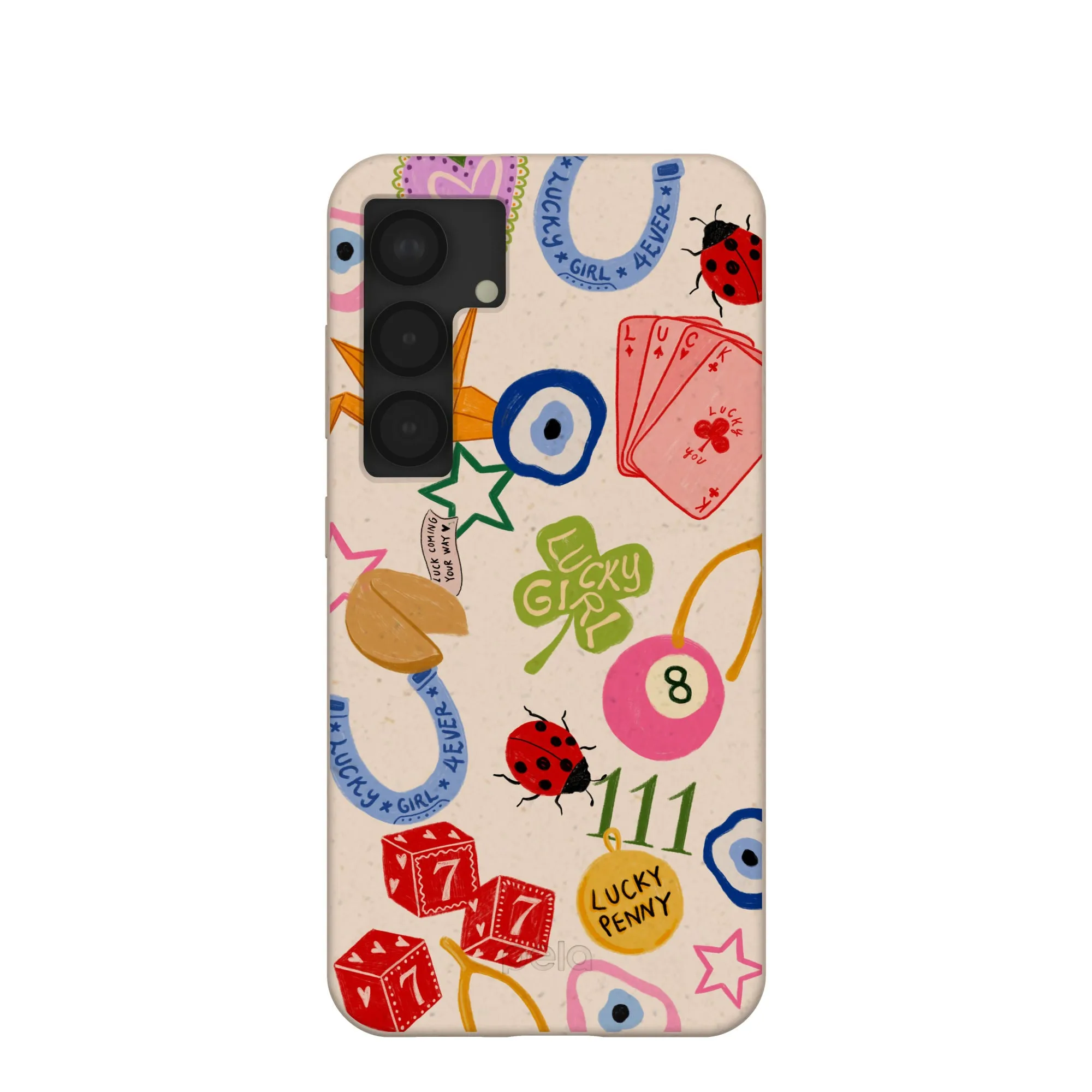 Hard Shell Light Design Seashell Lucky Me Samsung Galaxy S25 Case