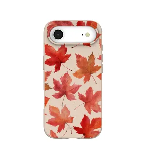 Durable Edge Finish Smooth Coating Seashell Maple Leaf iPhone Air Case