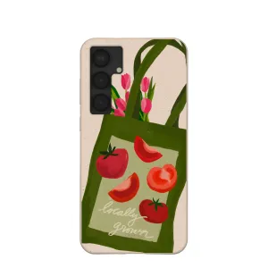 Trendy Detailing Premium Style Seashell Market Tote Samsung Galaxy S25 (Plus) Case