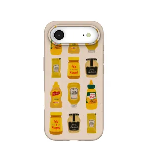 Seashell Mustard Fan iPhone Air Case Soft Frame