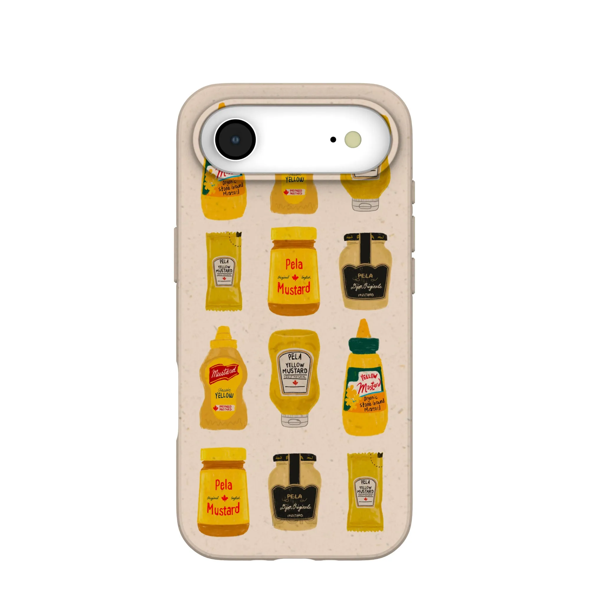 Seashell Mustard Fan iPhone Air Case Soft Frame