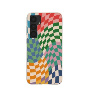 Seashell Patchwork Samsung Galaxy S25 (Plus) Case Premium Texture Layer Modern Pattern Layer